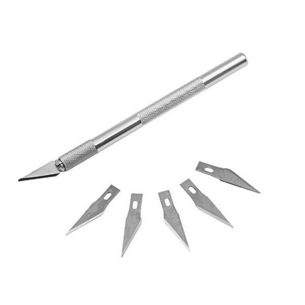 کاتر قلمی ولکسی مدل 01 به همراه 5 عدد تیغه کاتر