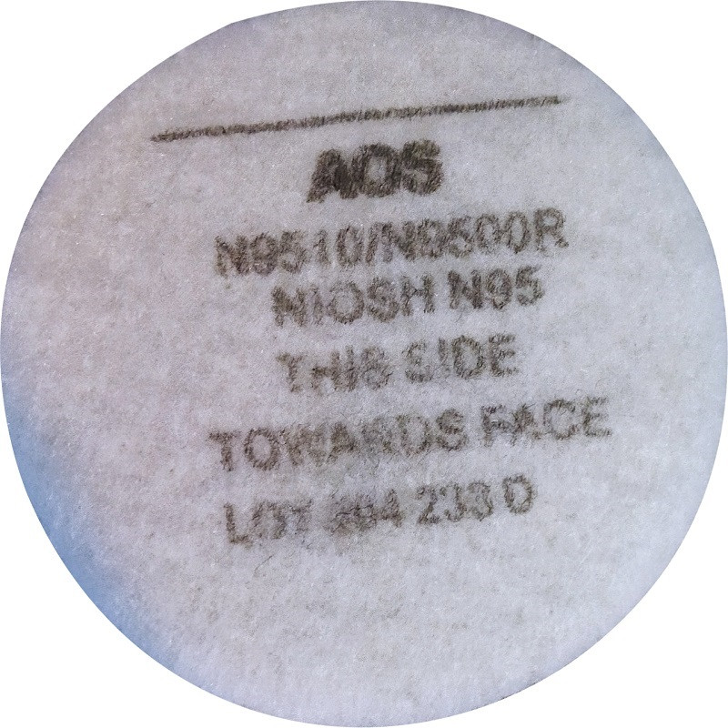 فیلتر ماسک آ او اس مدل F1 بسته 2 عددی