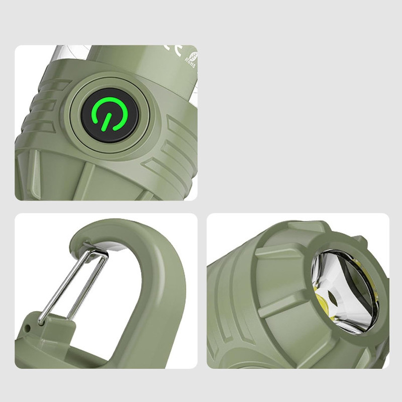 نورافکن دستی مدل SJ-013 با نور مهتابی