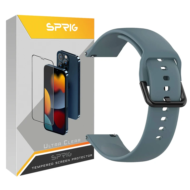 بند اسپریگ مدل SGK-22SP مناسب برای ساعت هوشمند شیائومی Amazfit pace / Solar LS05 / Imilab KW66