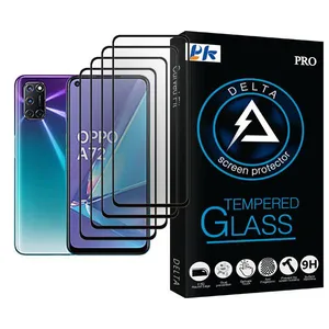 PK Delta Glass MIX004 Screen Protector For Oppo A72 Pack Of 4