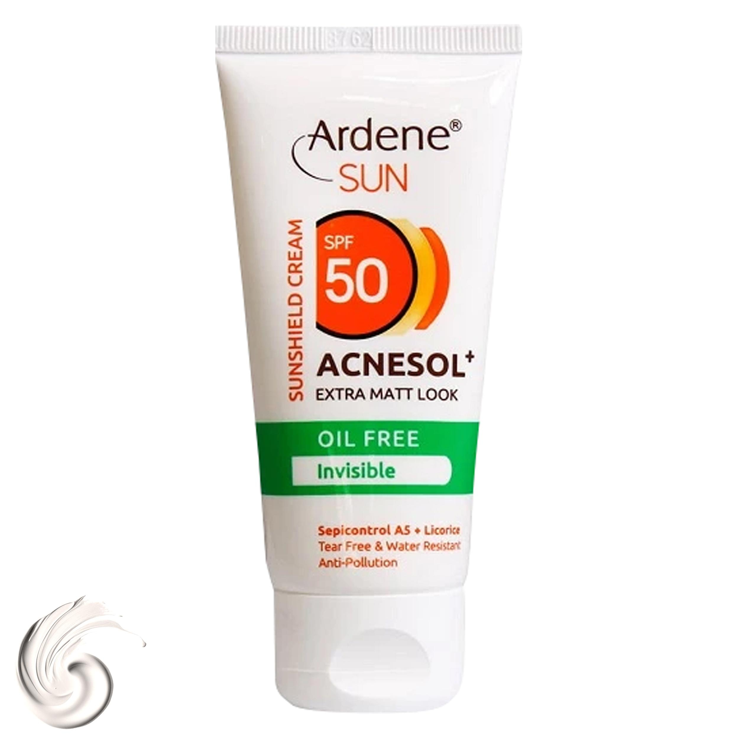 کرم ضدآفتاب آردن مدل  ACNESOL، حجم 50 میلی‌لیتر