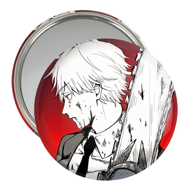 آینه جیبی خندالو مدل دنجی انیمه مرد اره ای Chainsaw Man  کد 17889