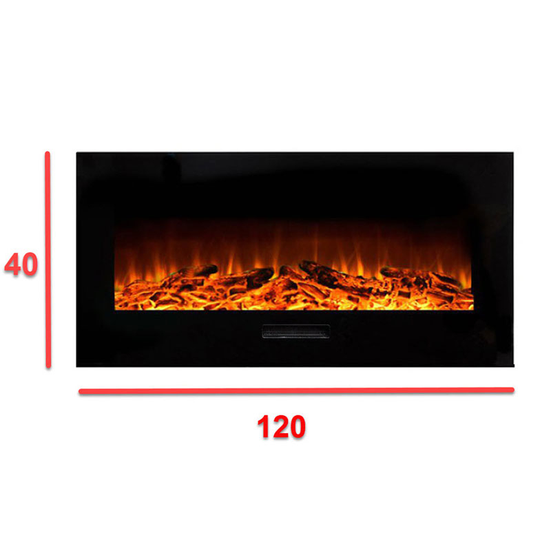 شومینه برقی شومینه بیستون مدل B.Z_120×40.L4.bs