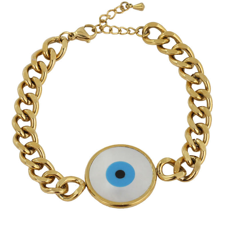 دستبند زنانه مدل چشم نظر کد W234