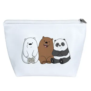 کیف لوازم آرایش دخترانه خندالو مدل سه خرس کله پوک کد 810