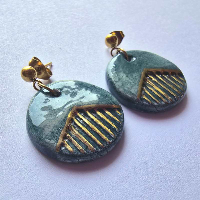 گوشواره دست ساز مدل رومین