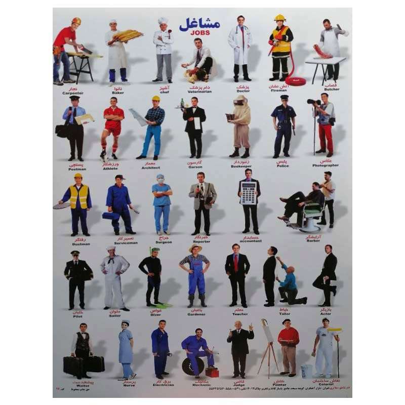 برچسب مدل مشاغل کد BA1