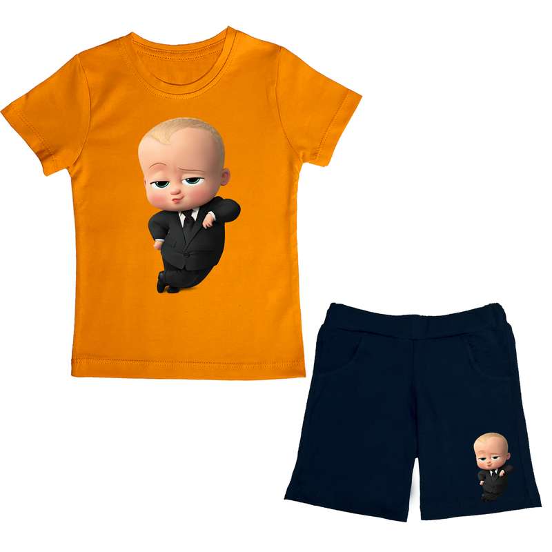 ست تی شرت و شلوارک پسرانه مدل Boss baby OG