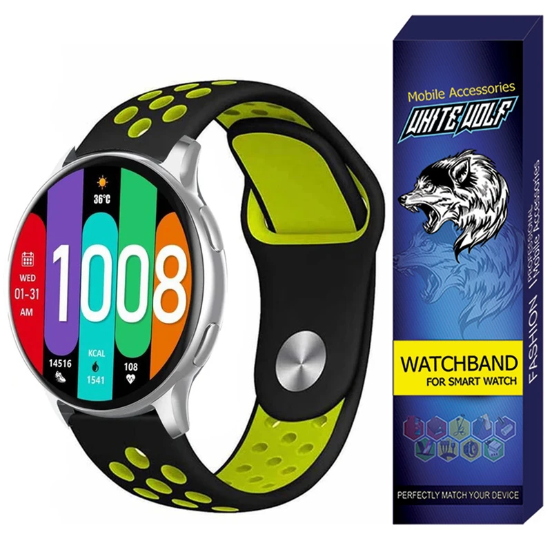 بند وایت ولف مدل WB-Nike مناسب برای ساعت هوشمند گلوریمی GR1 / 22mm