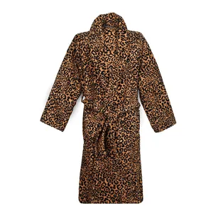 حوله پالتویی برق لامع طرح جگوار سایز 135