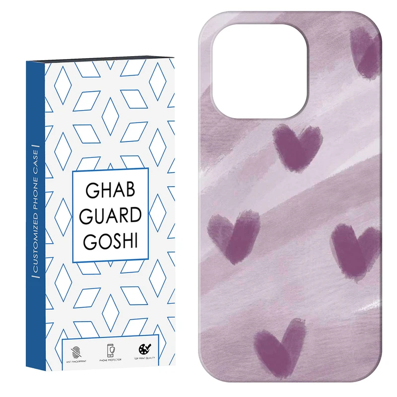 کاور قاب گارد گوشی طرح قلب کد Dimo-835 مناسب برای گوشی موبایل اپل IPHONE 15 PRO MAX   