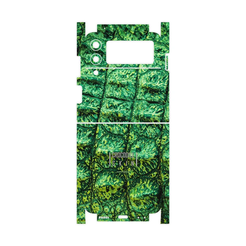 برچسب پوششی ماهوت مدل Crocodile Skin-FullSkin مناسب برای گوشی موبایل سامسونگ Galaxy Z Flip3 5G