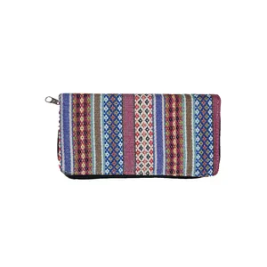 کیف پول زنانه مدل سنتی طرح گلیم کد 500