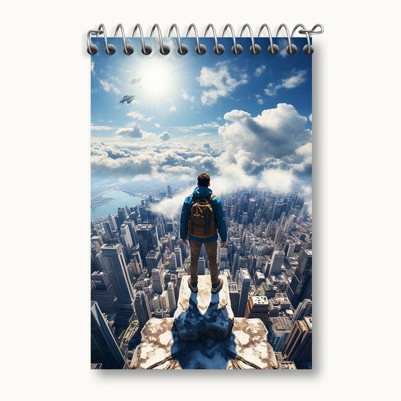 دفتر یادداشت 50 برگ خندالو مدل ارتفاع کد F480