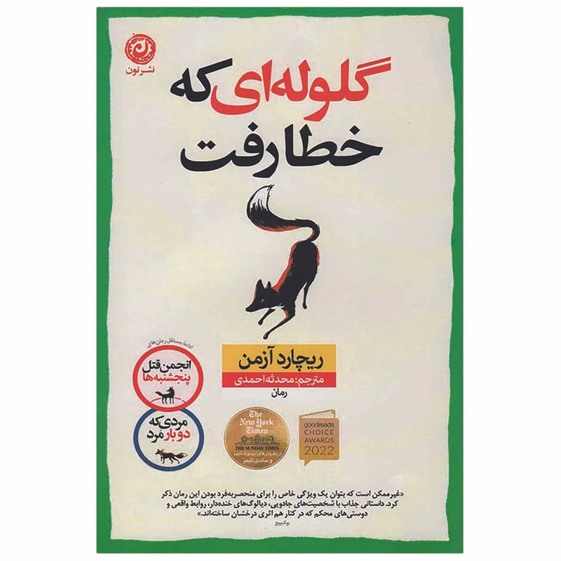 کتاب گلوله ای که خطا رفت اثر ریچارد آزمن نشر نون