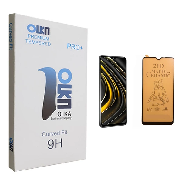 محافظ صفحه نمایش سرامیکی الکا مدل +PRO مناسب برای گوشی موبایل شیائومی Poco M3