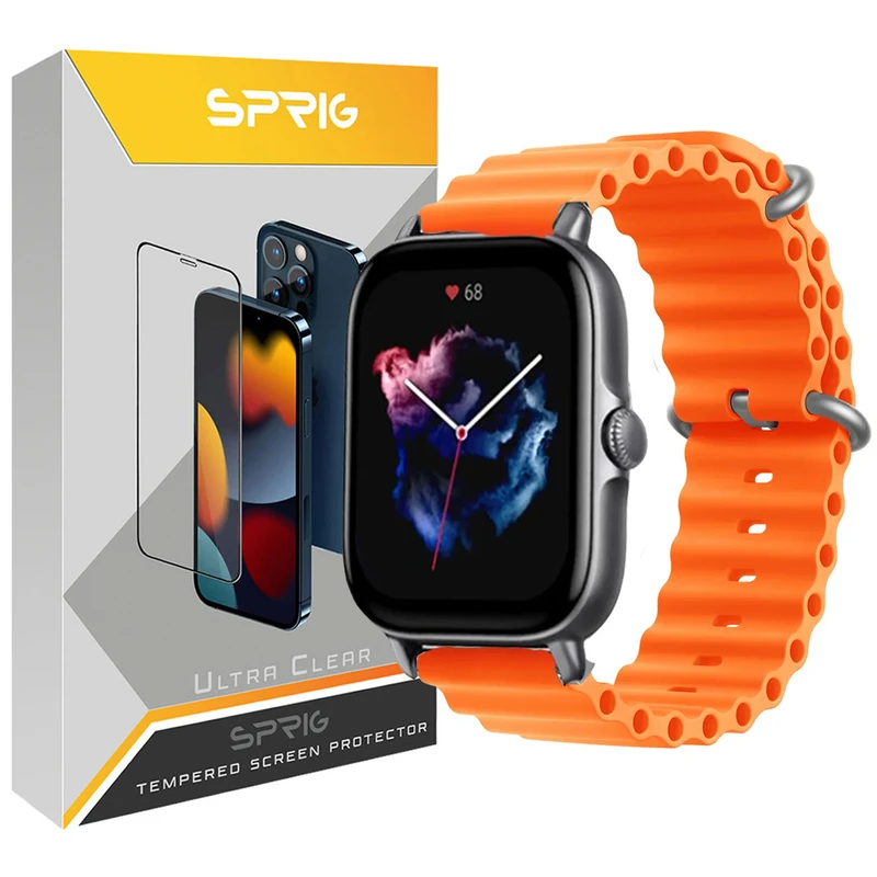 بند اسپریگ مدل Ocean-TW مناسب برای ساعت هوشمند شیائومی Amazfit Pace / Nexo