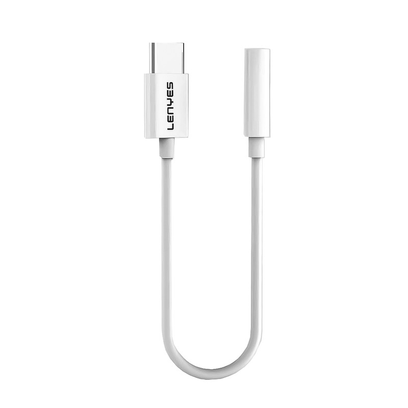 کابل تبدیل USB-C به جک 3.5 لنیز مدل ax91