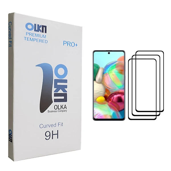 محافظ صفحه نمایش الکا مدل +PRO مناسب برای گوشی موبایل سامسونگ Galaxy A71 بسته سه عددی