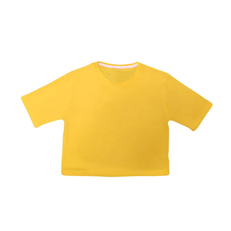 کراپ‌ تی‌شرت آستین کوتاه زنانه مدل 109