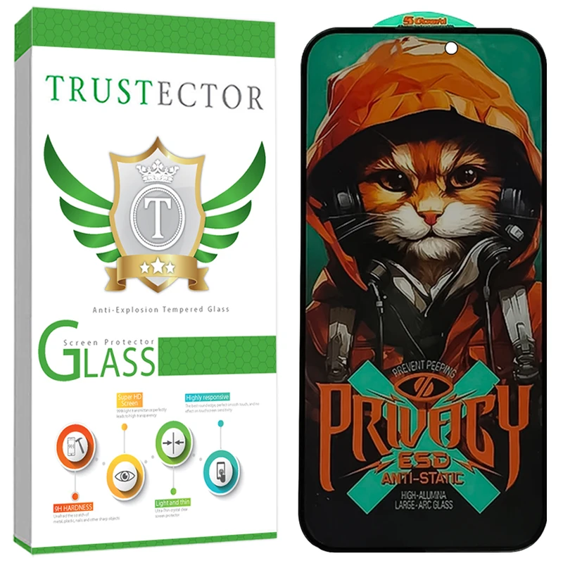 محافظ صفحه نمایش تراستکتور مدل CATPRVT مناسب برای گوشی موبایل اپل iPhone 12 / iPhone 12 Pro