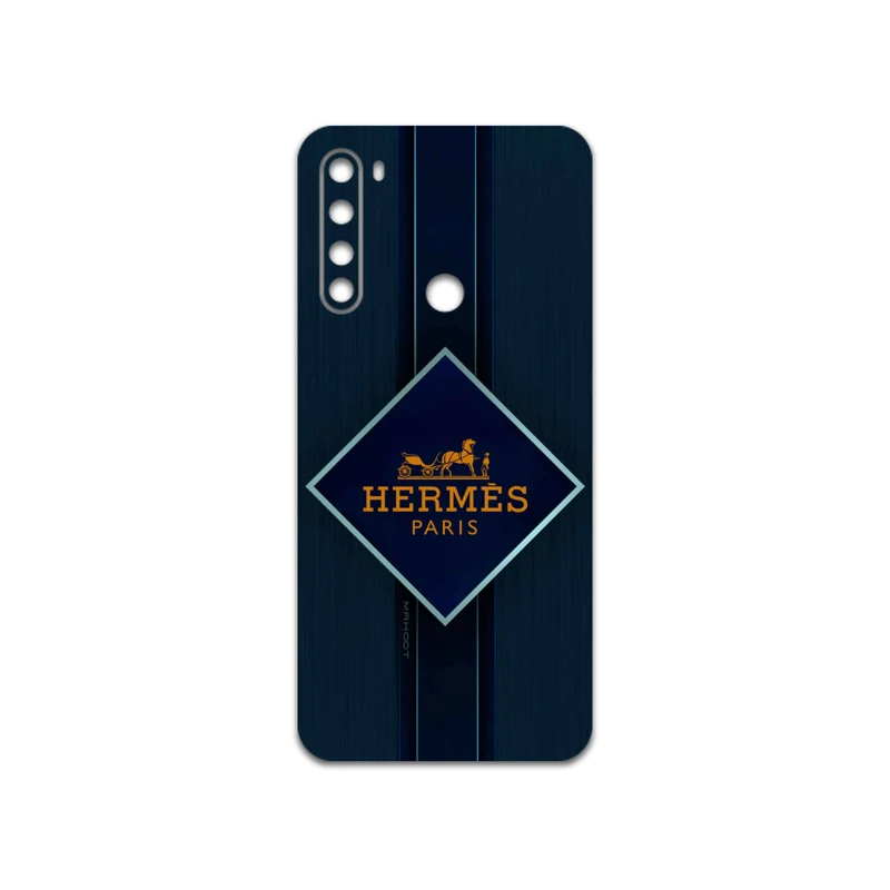 برچسب پوششی ماهوت مدل Hermes-Logo مناسب برای گوشی موبایل شیائومی Redmi Note 8 2021