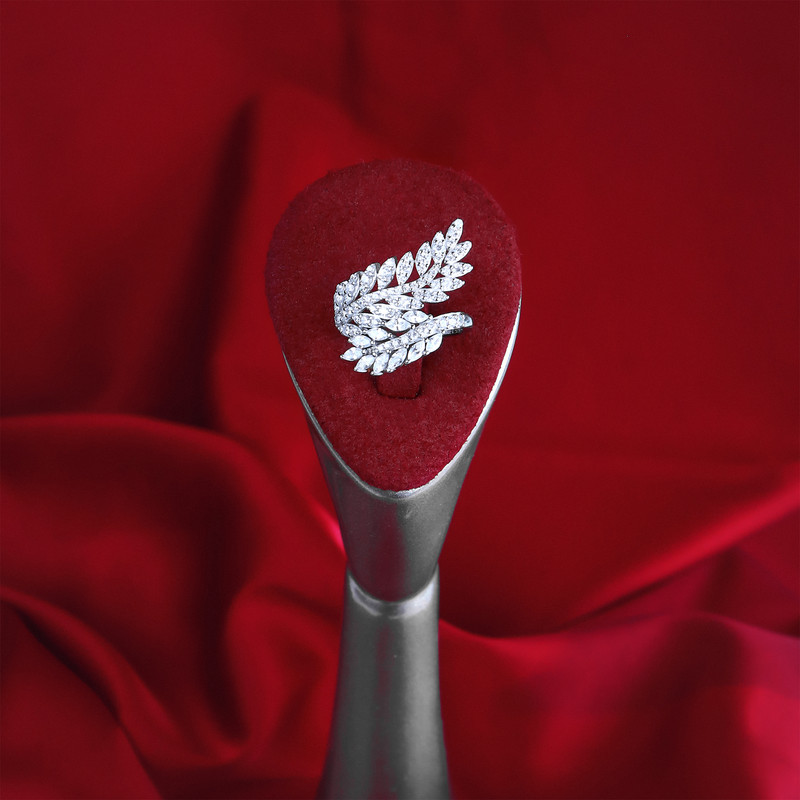 انگشتر نقره زنانه جی تی ای مدل نایس انگشتر نقره زنانه جی تی ای مدل نایس