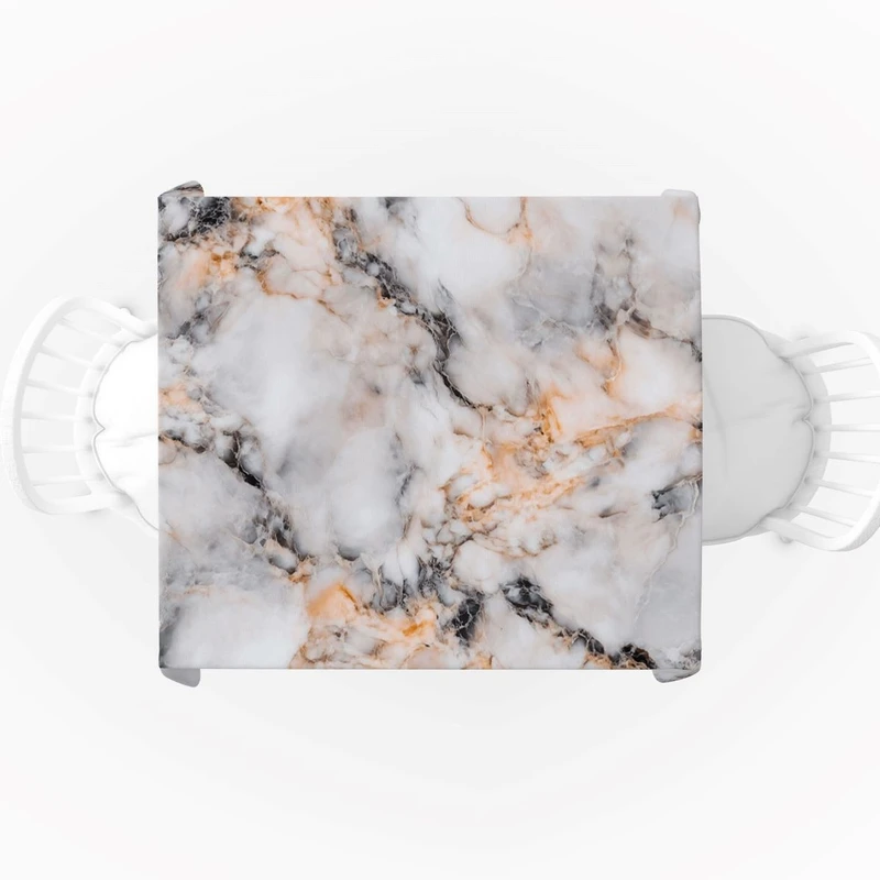 رومیزی مدل مربع مخمل طرح سنگ مرمر کد 11022