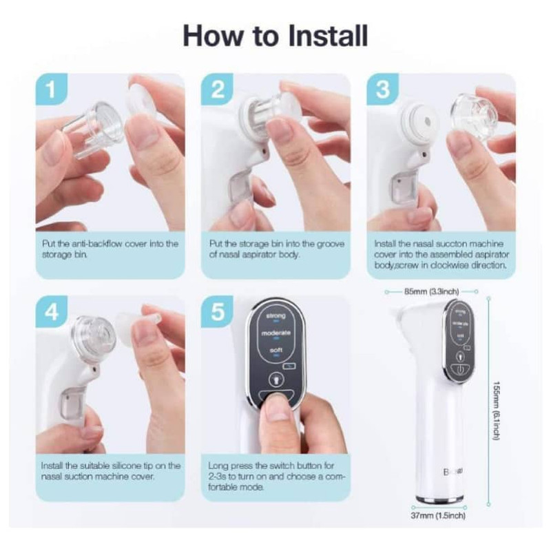 پوار برقی بینی کودک بیچیرو مدل H1014
