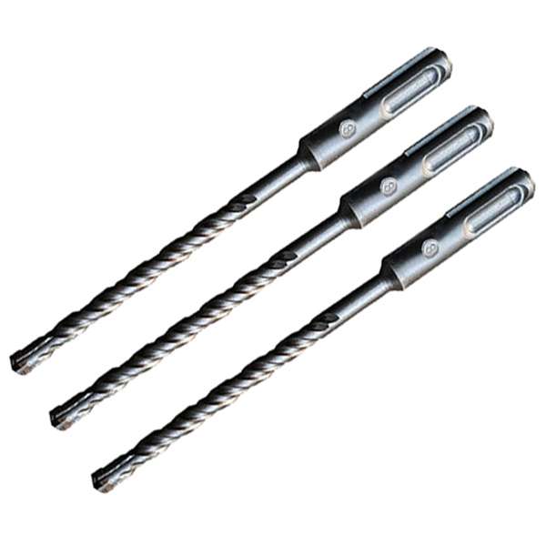 مته چهار شیار مدل HT - 008x160 سایز 8 میلی متر مجموعه سه عددی