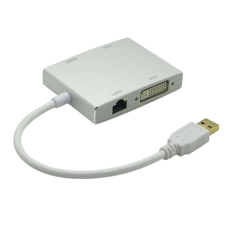 مبدل USB3.0 به HDMI / VGA / DVI / RJ45 مدل U3