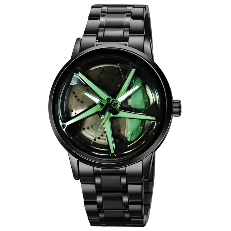 ساعت مچی عقربه‌ای کوارتز مردانه مدل اسپرت صفحه رینگ چرخان کد S6