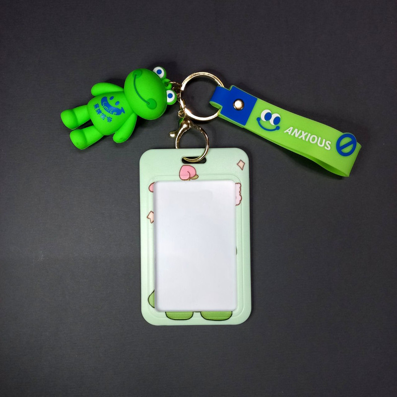 جاکلیدی دخترانه مدل قورباغه به همراه جاکارتی جاکلیدی دخترانه مدل قورباغه به همراه جاکارتی