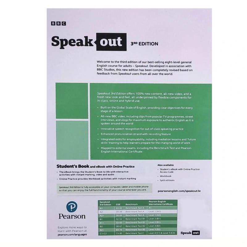 کتاب (3rd Edition) Speak Out A2 اثر Frances Eales و Steve Oakes انتشارات الوندپویان