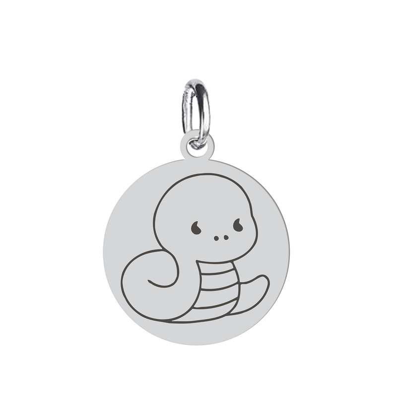 آویز گردنبند هایکا طرح کرم مدل ha308