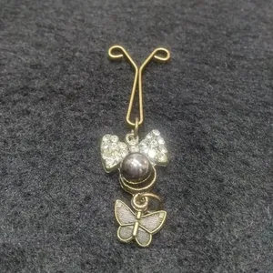 گیره روسری طرح پروانه مدل 01258