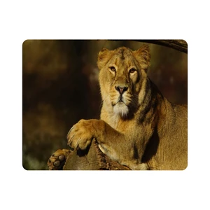 ماوس پد اطلس آبی  طرح شیر  مدل T7814