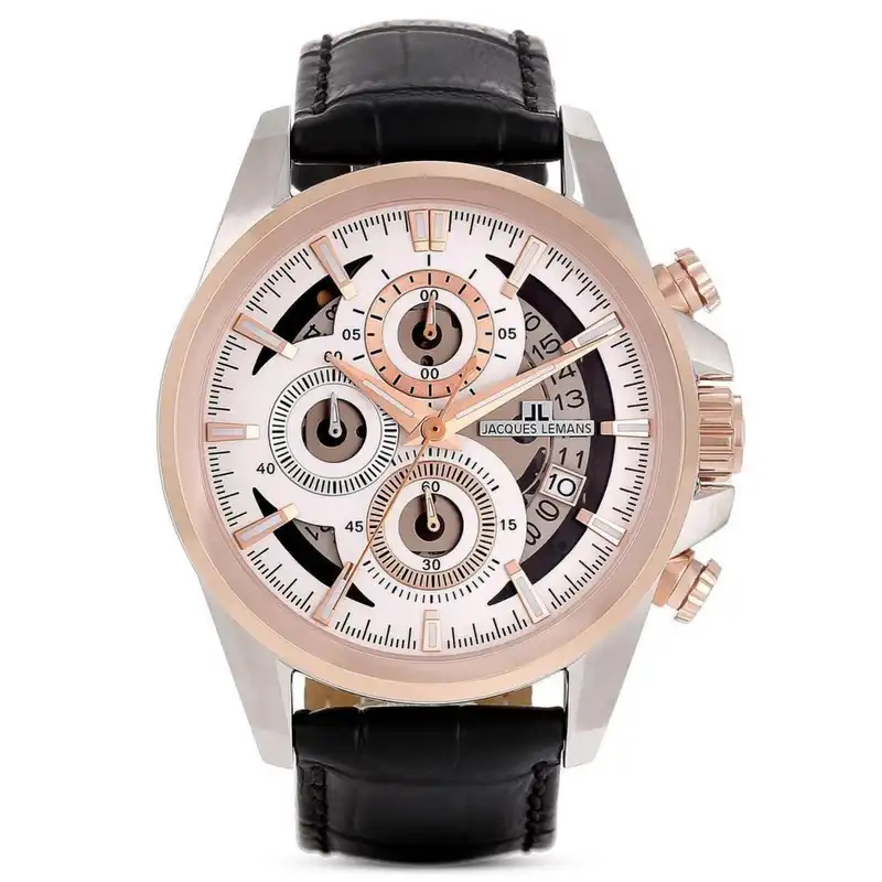 ساعت مچی عقربه‌ای مردانه ژاک لمن مدل 1_1847C