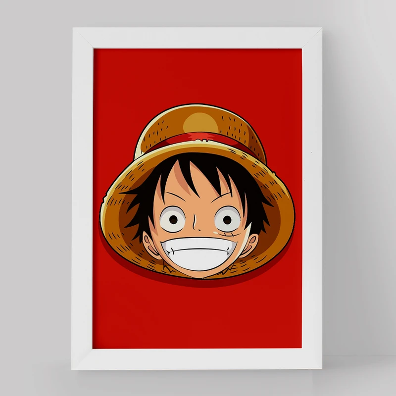 تابلو خندالو مدل لوفی انیمه وان پیس One Piece کد 10534