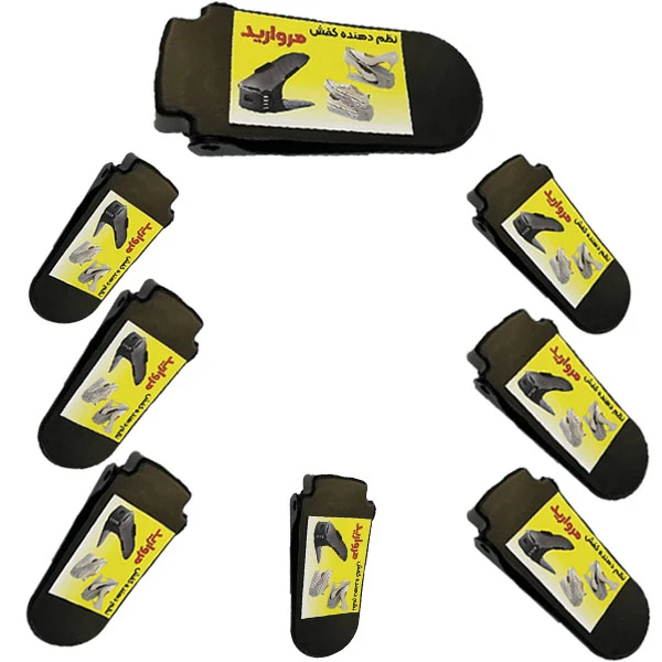 نظم دهنده کفش مروارید مدل تاشو بسته 8 عددی