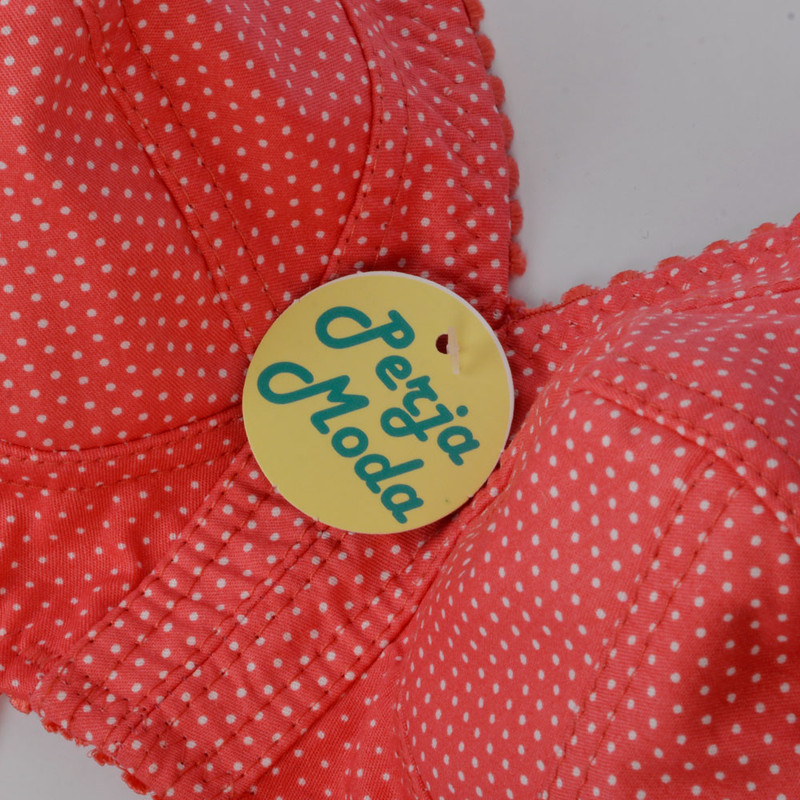 سوتین زنانه پرجامدا مدل 355011428 نخی خالدار رنگ گلبهی