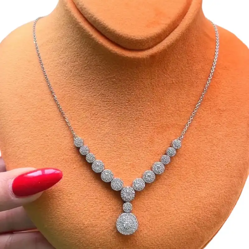 نیم ست نقره زنانه مدل اشکاویز 0115