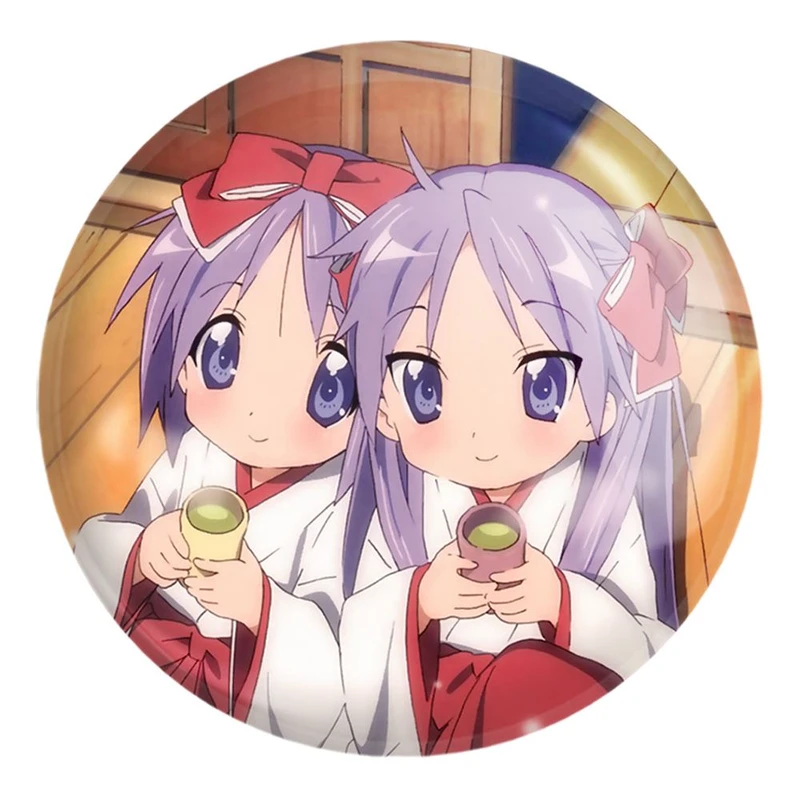 پیکسل خندالو طرح انیمه ستاره خوش شانس Lucky Star کد 23589 مدل بزرگ