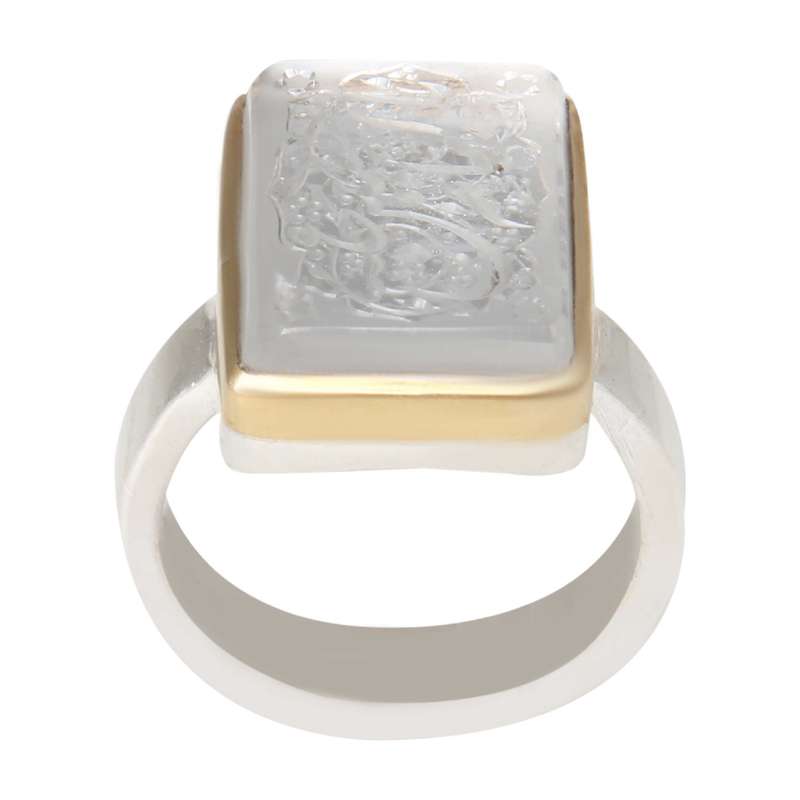 انگشتر نقره مردانه بازرگانی میلادی مدل سنگ در نجف کد AM_2291