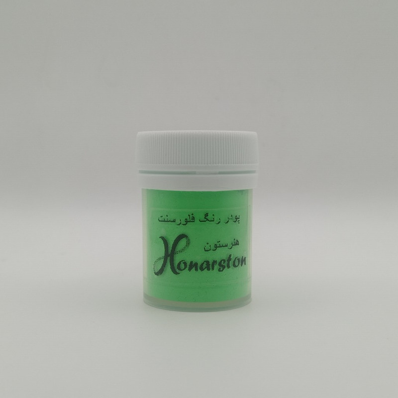 پودر رنگ رزین اپوکسی هنرستون مدل Neon حجم 18 میلی لیتر