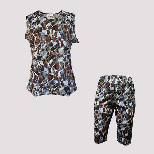 ست تاپ و شلوارک زنانه مدل BO30127