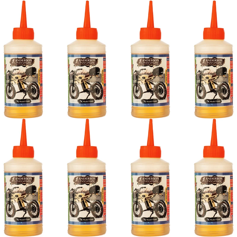 روغن زنجیر دوچرخه اندرسون مدل F600 حجم 80 میلی لیتر بسته 8 عددی