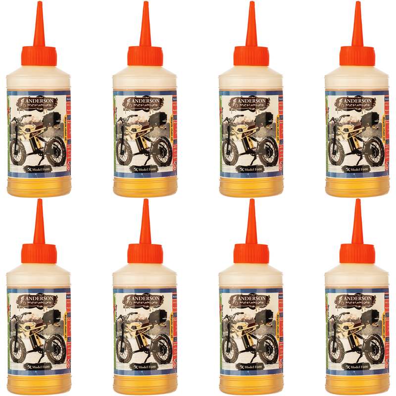 روغن زنجیر دوچرخه اندرسون مدل F600 حجم 80 میلی لیتر بسته 8 عددی