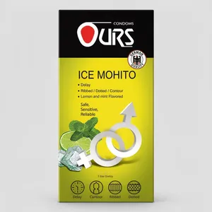 کاندوم اورز مدل Ice Mohito بسته 12 عددی